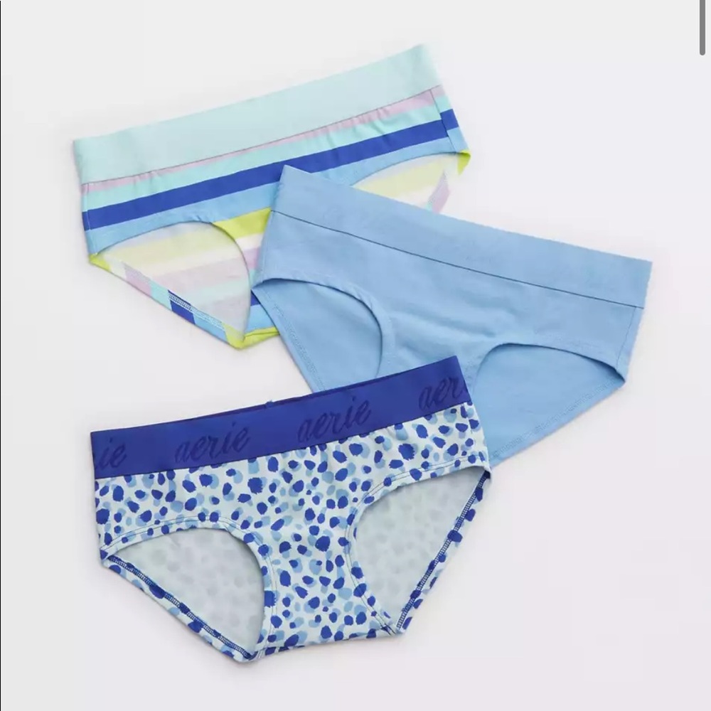 Aerie Cotton Logo Boybrief Underwear 3-Pack